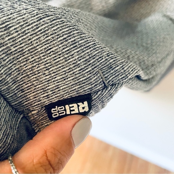 🏕️ REI Co-op Waffle Knit Athletic Fit Hoodie – Men’s XL Gray Pullover - Picture 11 of 12